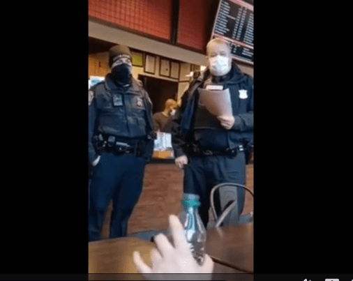 Boston Nazis Picked On The Wrong Woman To Harass Over Vaxx Pass (Video)
