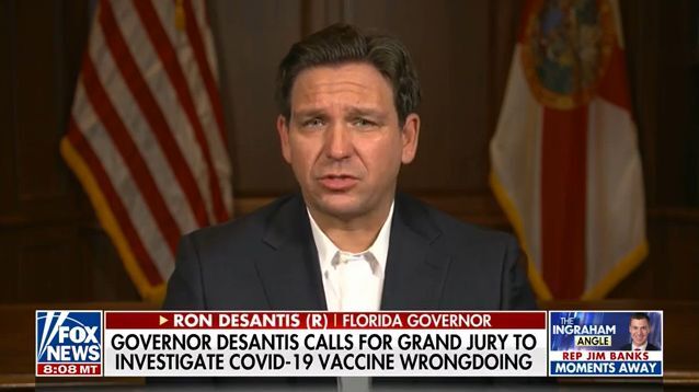 Governor Ron DeSantis Hasn't Put A Stop to COVID Shots In Florida Even Though He Admits They're Killing People