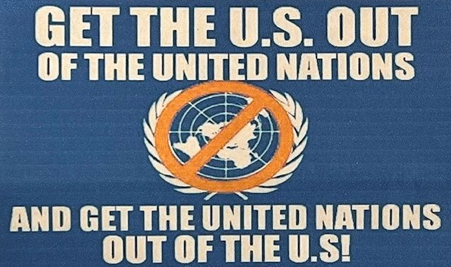 Exiting The UN Isn't Enough