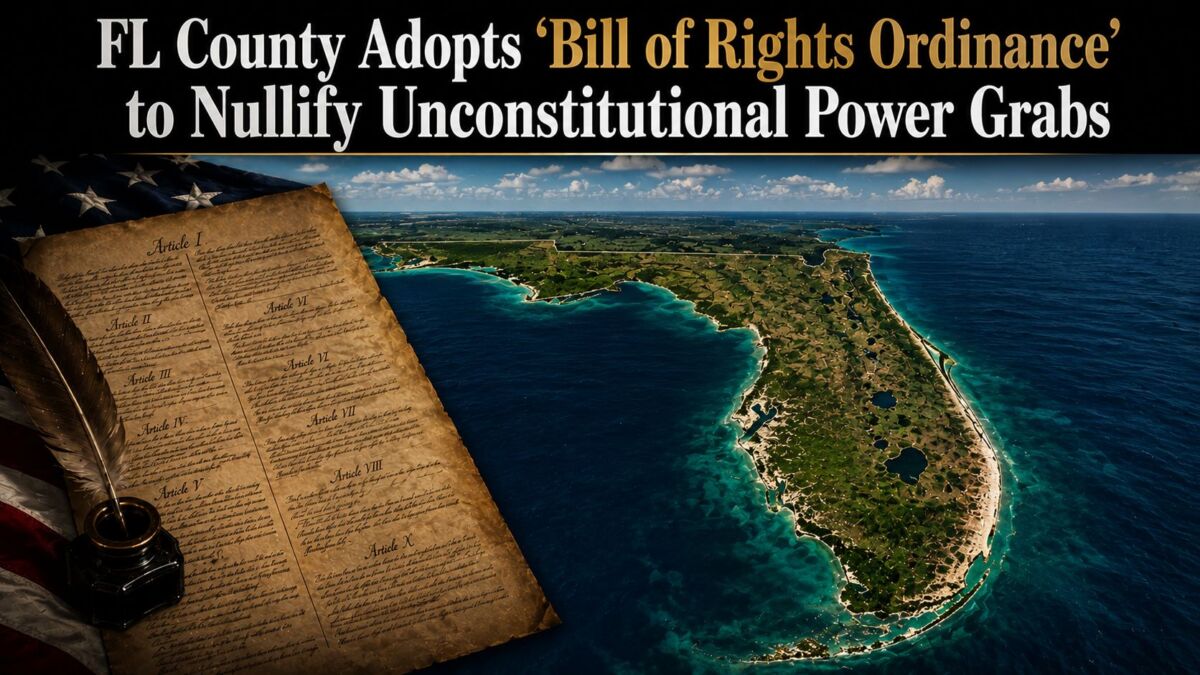 FL County Adopts ‘Bill of Rights Ordinance' to Nullify Unconstitutional Power Grabs